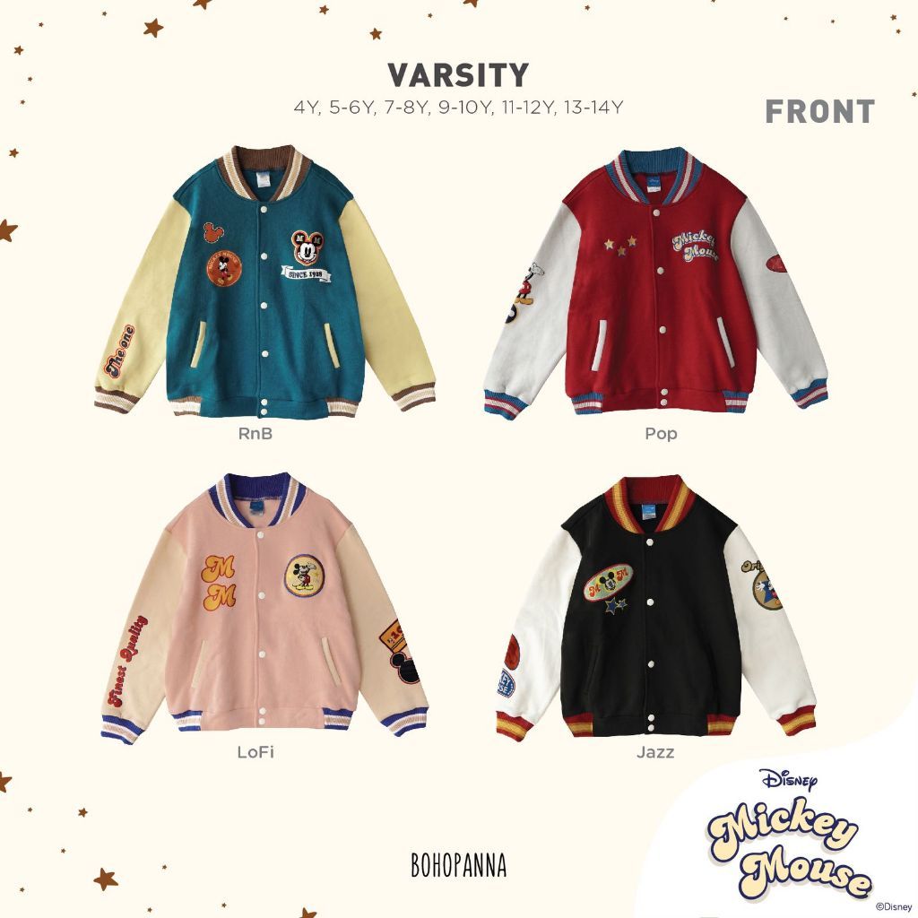 Bohopanna Jaket Varsity / Jaket Anak