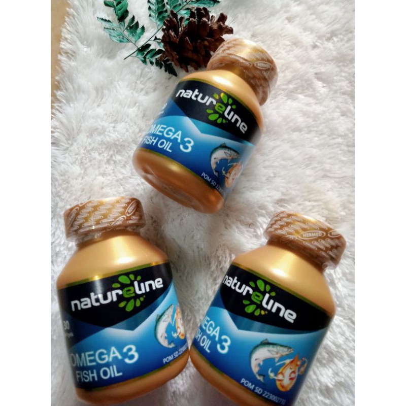 Natureline omega 3 fish oil (30 softgel) omega 3 untuk kesehatan jantung kolesterol hipertensi