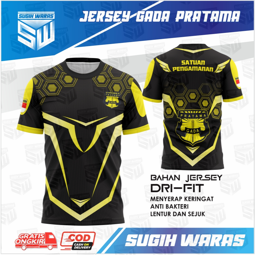 JERSEY SATPAM GADA PRATAMA / Kaos Drifit Satpam
