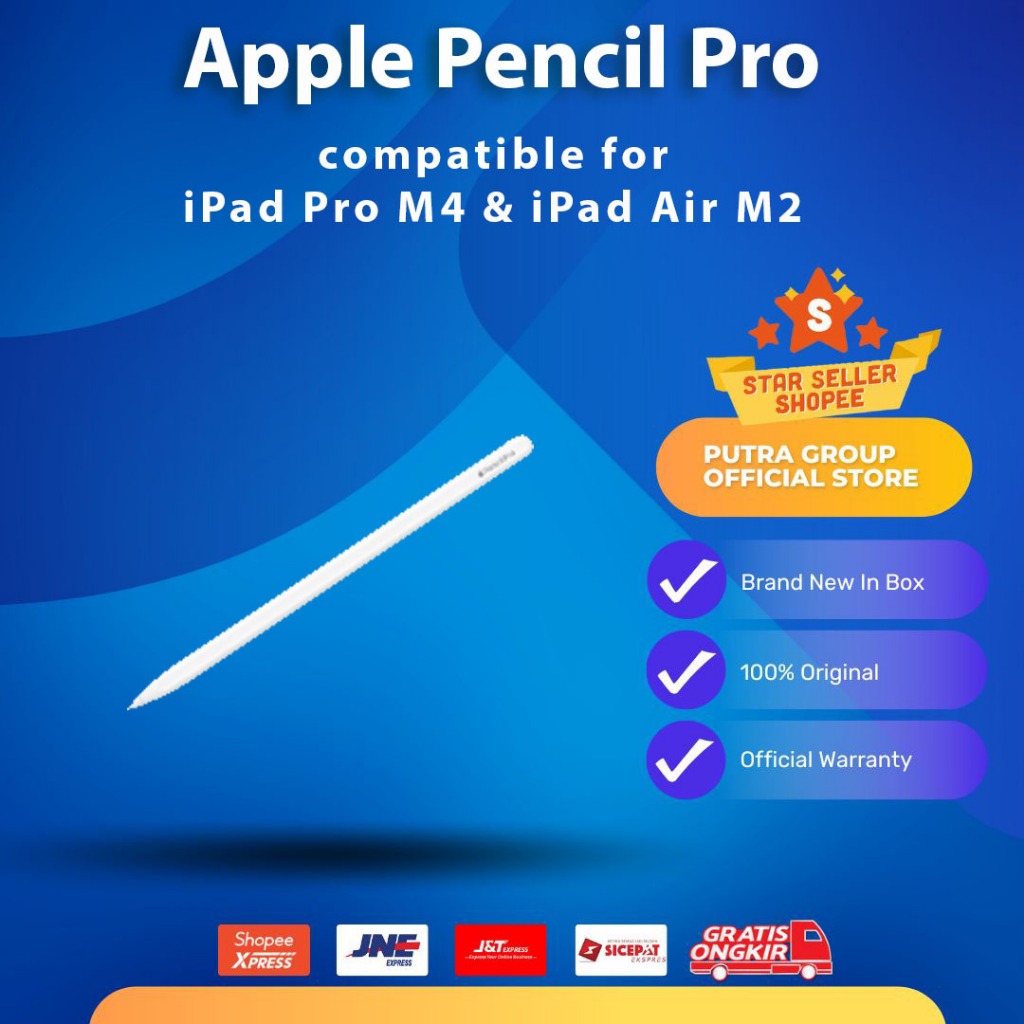 Pencil Pro 2024 for iPad Pro M4 & iPad Air M2