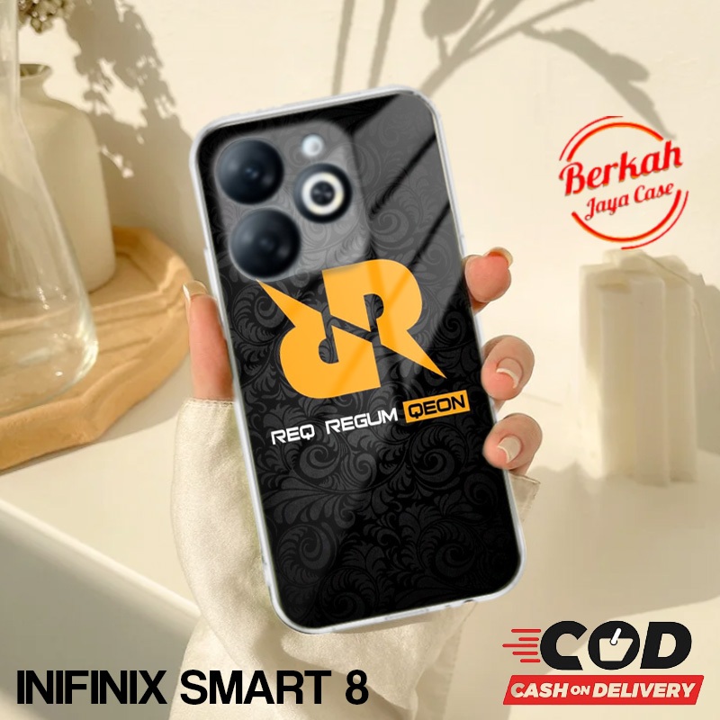 case hp infinix smart 8 motif rrq case softcase bening premium case bening terbaru berkah case