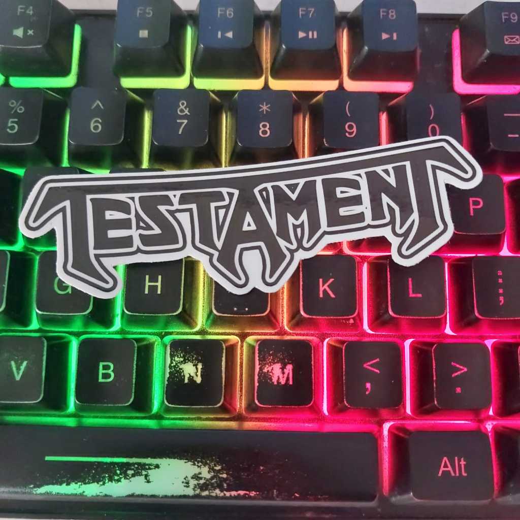 

STIKER TESTAMENT - STICKER BAND THRASH METAL