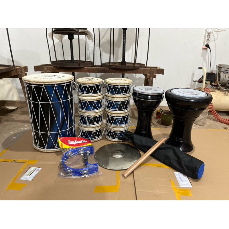 Marawis 1 set lengkap komplit 12 alat + 6 pcs tas