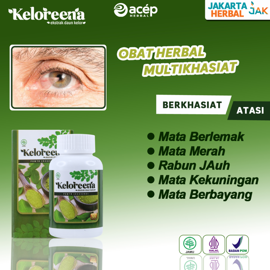 Obat Mata Berlemak Pyterigium Floaters Mata Merah Rabun Jauh Rabun Dekat Vitamin Mata Keloreena Kaps