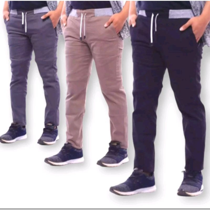 CELANA PANJANG CHINOS PREMIUM DEWASA TERSEDIA SIZE JUMBO