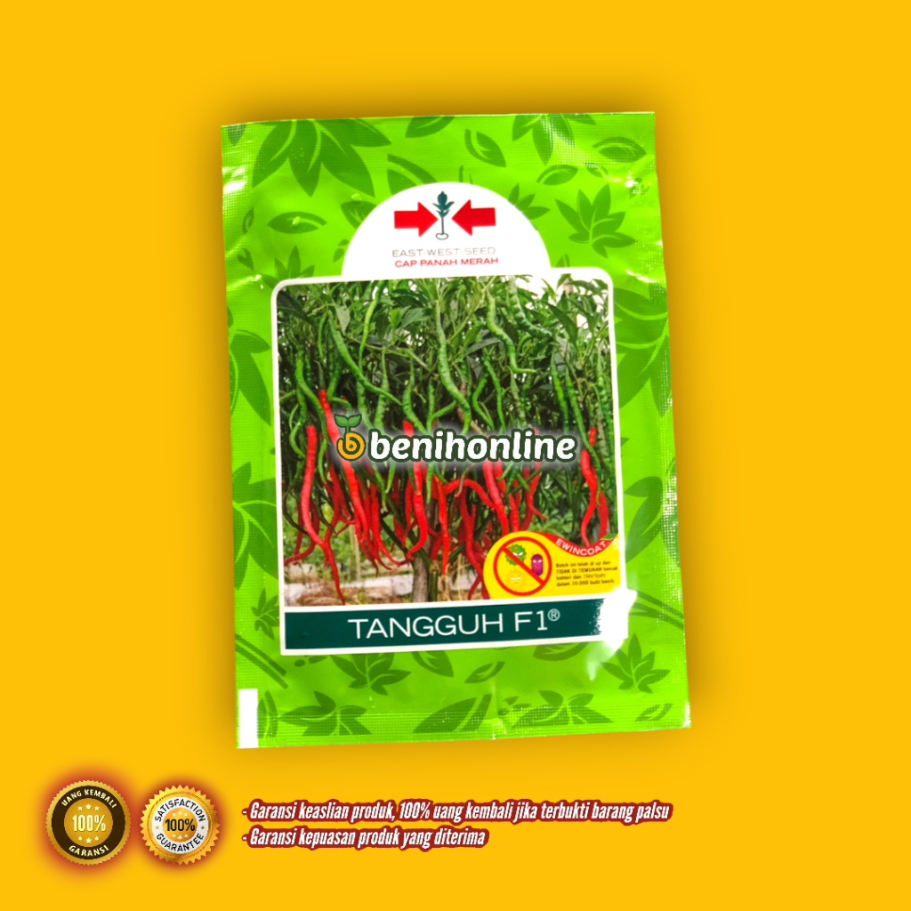 Benih Cabe Merah Keriting TANGGUH F1 2000 butir - bibit unggul cabe hibrida Cap Panah Merah