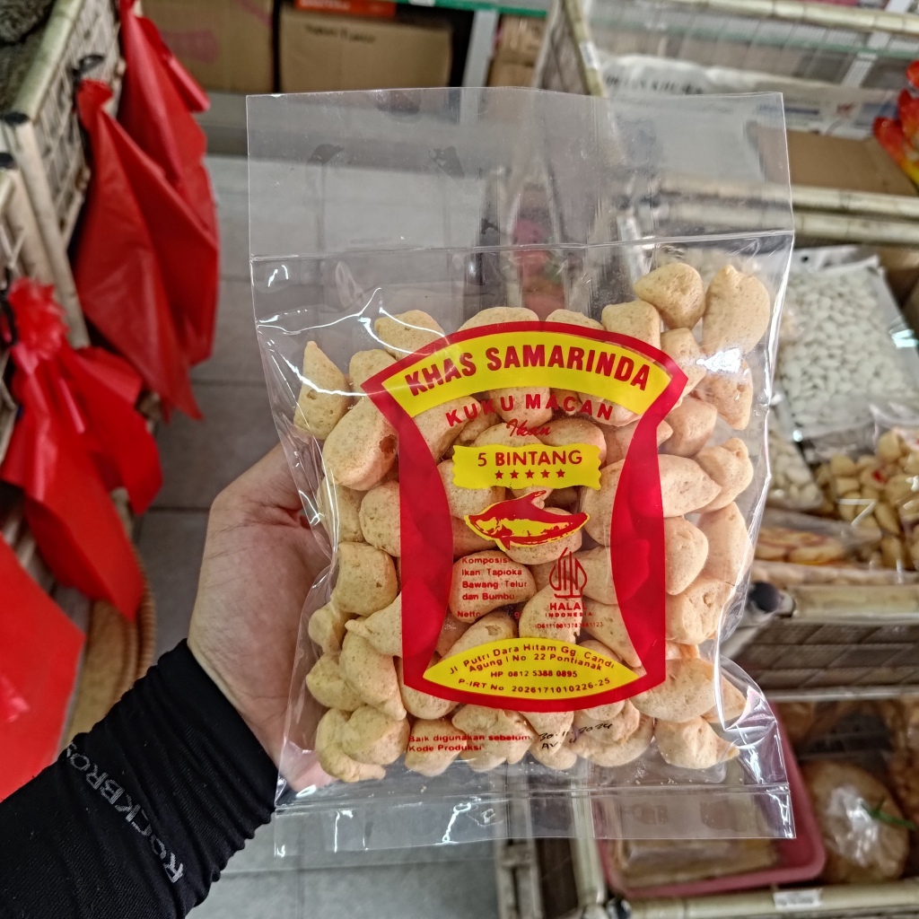 Kerupuk Amplang Samarinda 100gr / Krupuk Amplang Kalimantan Amplang Kuku Macan Samarinda