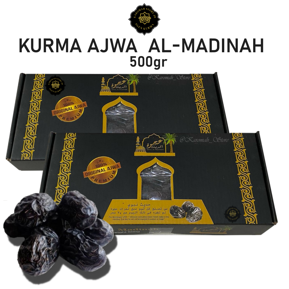 

KURMA AJWA[500GR]//KURMA AJWA PREMIUM QUALITY [DUS AJWA]