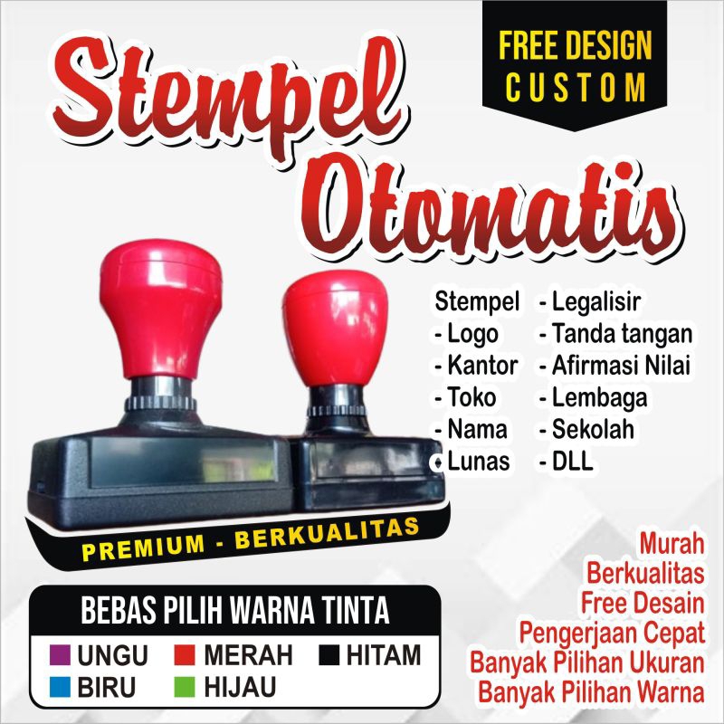 

STEMPEL FLASH / OTOMATIS