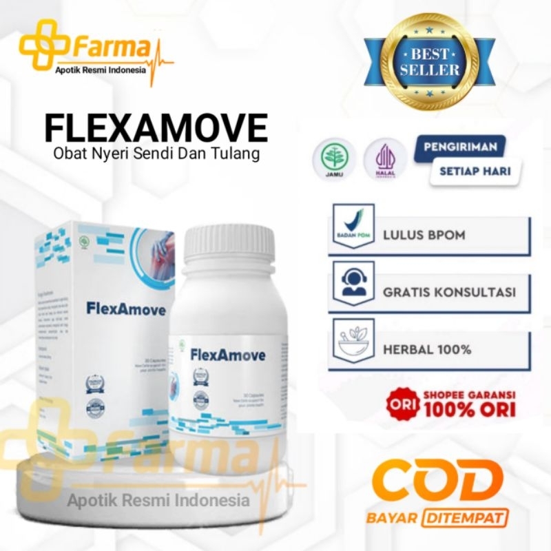 FLEXAMOVE DISTRIBUTOR RESMI INDONESIA - FLEXAMOVE ASLI ORIGINAL - FLEXAMOVE OBAT NYERI SENDI TULANG 