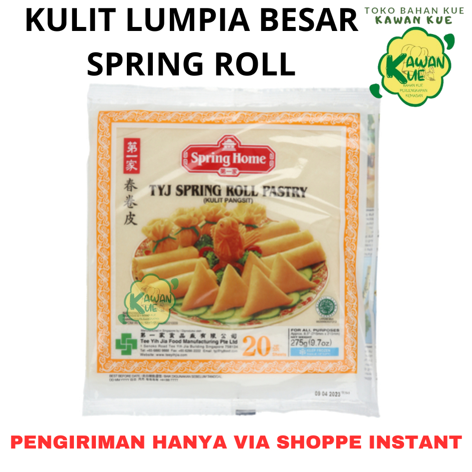 

KULIT LUMPIA SPRING ROLL BESAR DAN KECIL