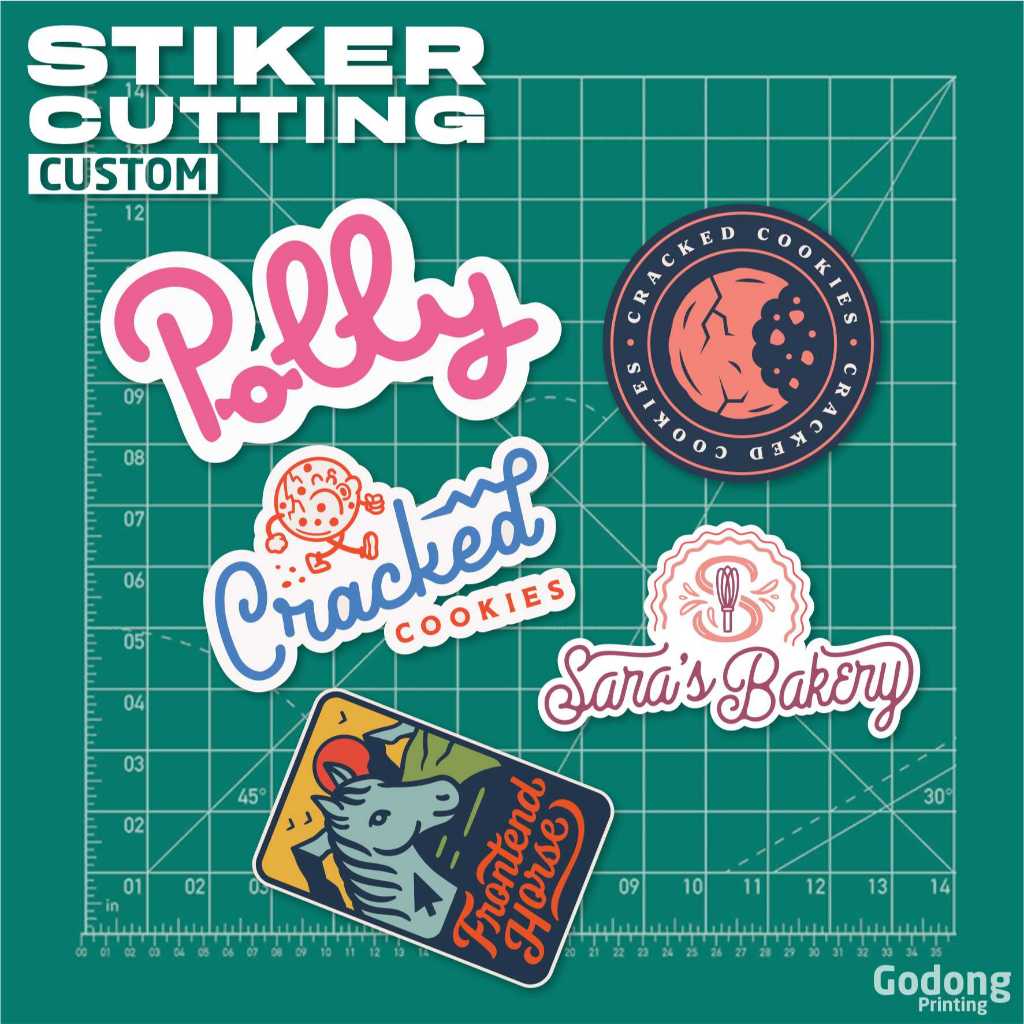 

Stiker Cuting / stiker A3 / stiker putus / label makanan \ stiker pola