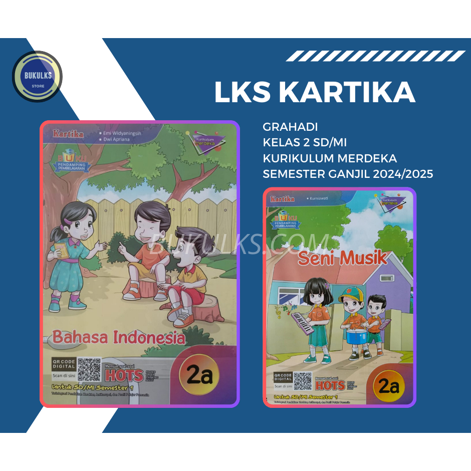Buku LKS KARTIKA SIMPATI GRAHADI SD/MI Kelas 2 Merdeka Ganjil 2024/2025