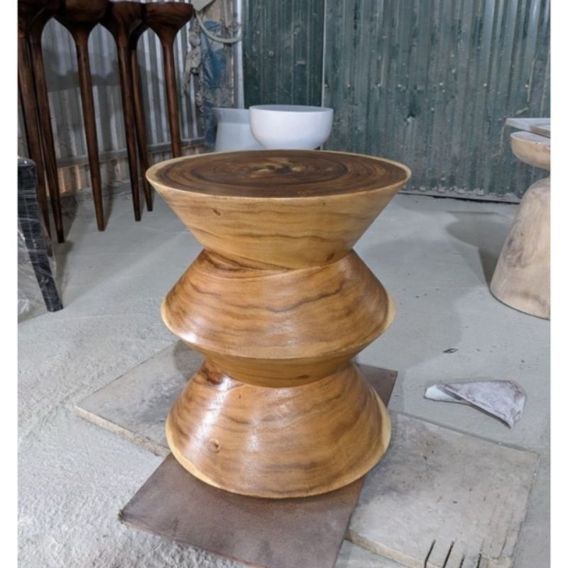 KURSI STOOL KAYU TREMBESI //KURSI UNIK//KURSI KAYU