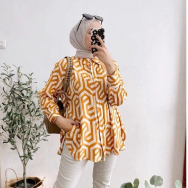 Blouse Warna Mustard