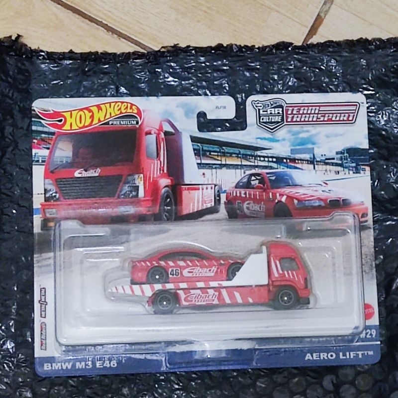 Hot Wheels Team Transport Eibach BMW M3 E46