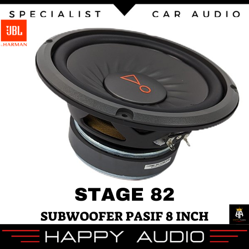 Subwoofer Pasif 8 Inch JBL Stage 82 Single Coil Bass Sub 8" 200 Watt RMS Audio Mobil Original