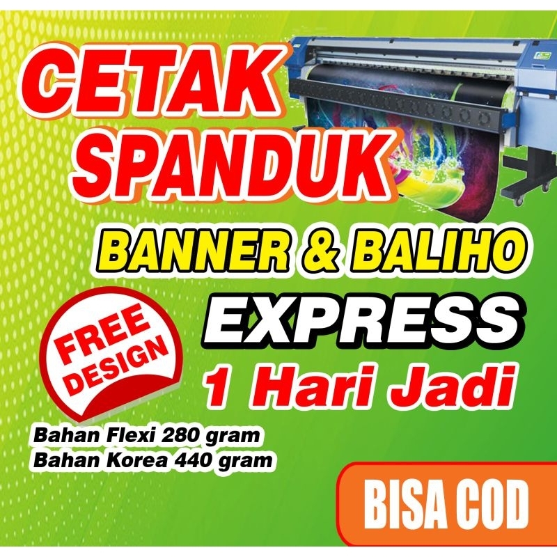 spanduk banner baliho|COD custom1hari jadi. banner baliho free desain |sepanduk banner |baliho |span