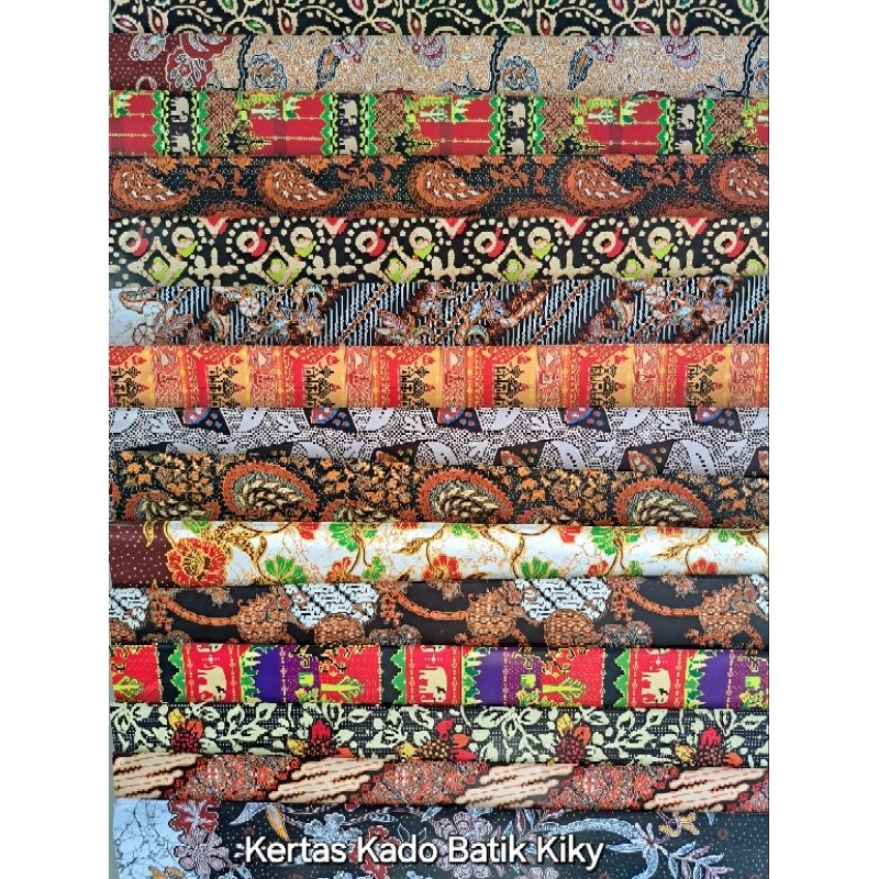 

(10lembar)Kertas Kado Batik Kiky 48cm x63cm