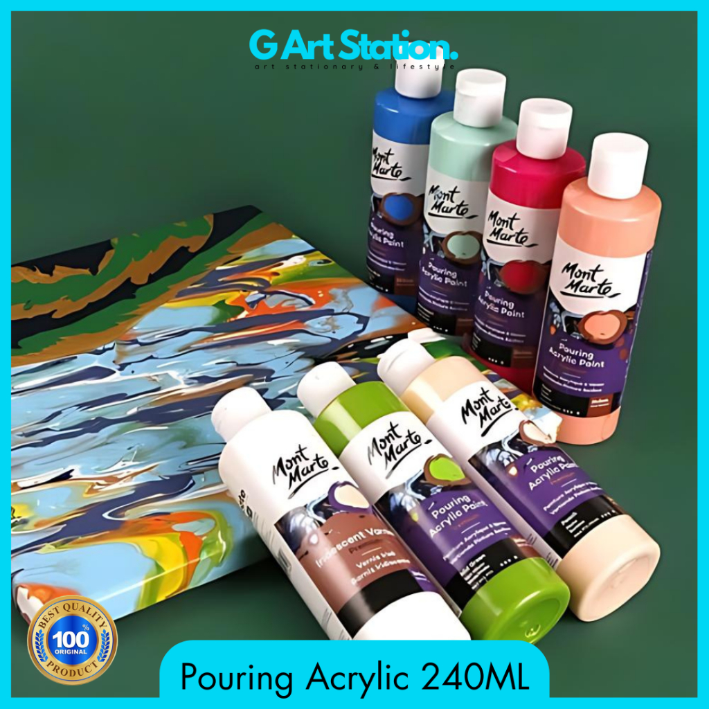 

MONT MARTE Pouring Acrylic Paint / Cat Puring Akrilik - 240ML
