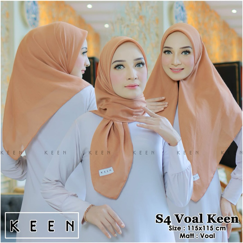 Hijab Segi Empat Voal 115x115 By Keen