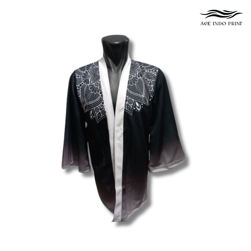 Kimono Cardigan Outer Pria Wanita Fashion #251 Cuci Gudang Flash Stock Terbatas