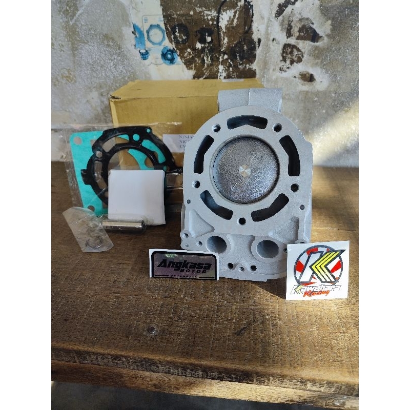 cylinder block 63mm kawahara racing nicasil keramik blok racing Kawasaki ninja 150 2tak