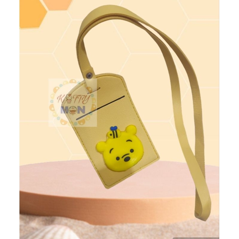 

Lanyard/name tag id kartu winnie the pooh