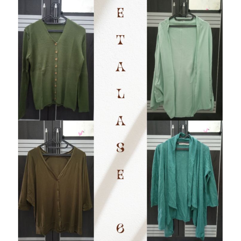 Etalase 6 Preloved / baju bekas / rajut / sweater / crop / PL / oversize / cardigan / vest / thrift