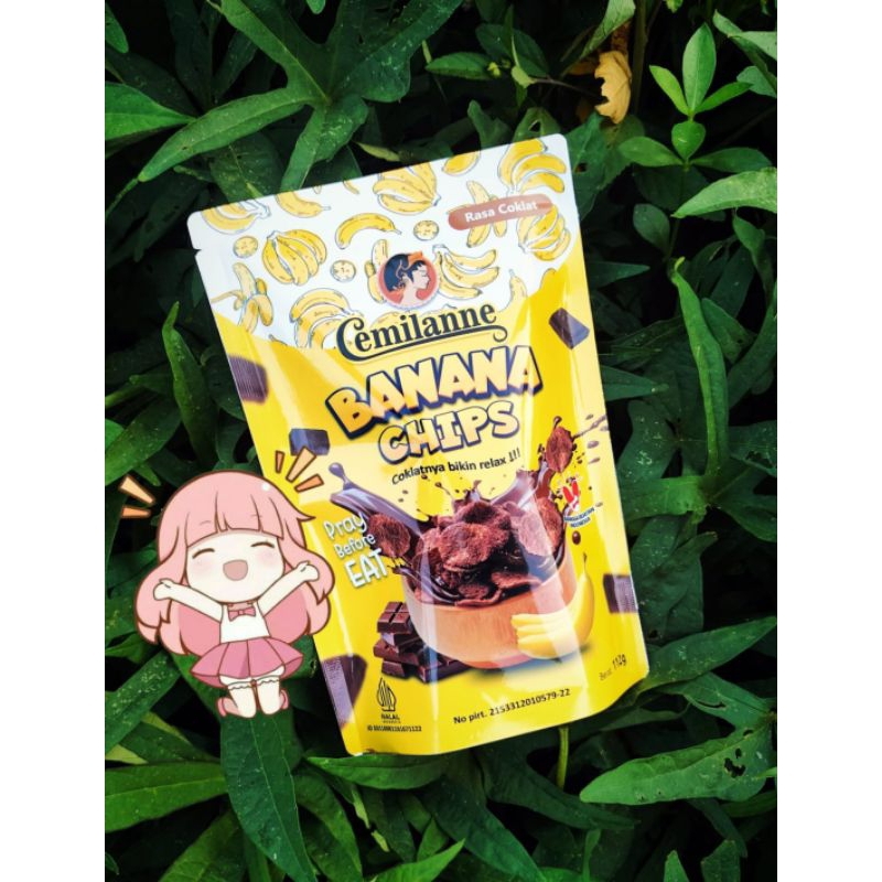 

Keripik Pisang Coklat (Banana Chips) 100g