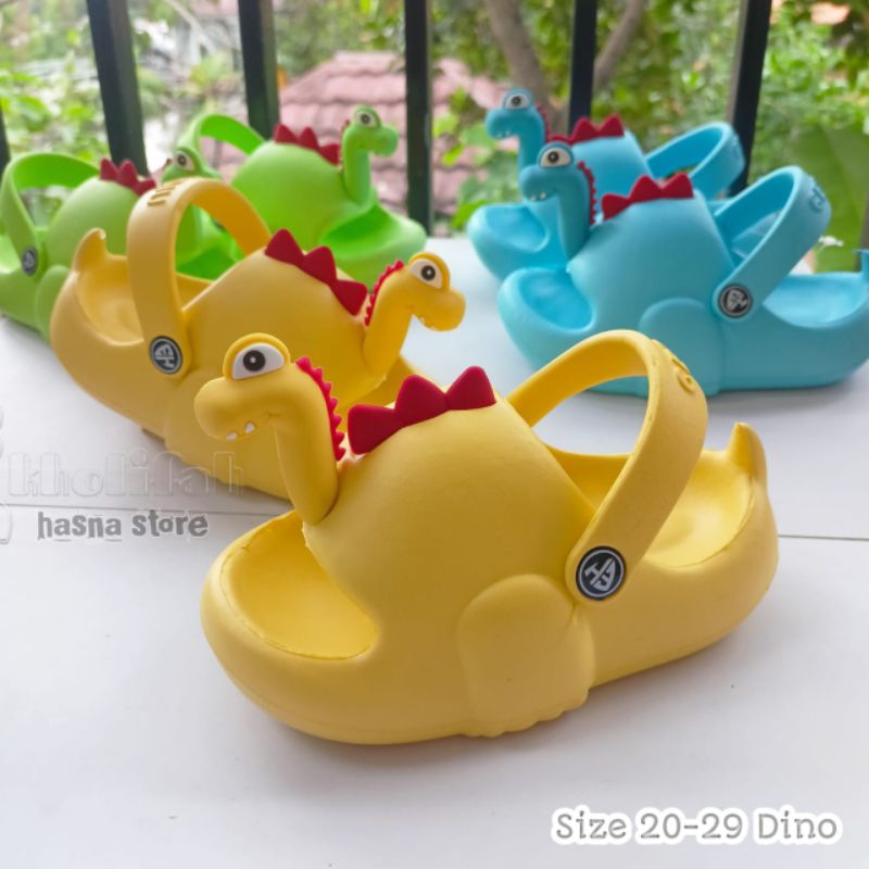 Sandal DINOSAURUS Sandal anak lucu unik Size 20-29