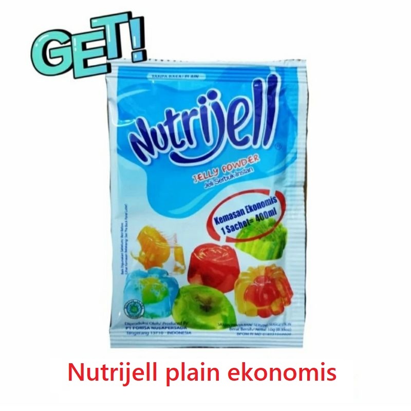 

nutrijell plain kemasan ekonomis | nutrijel kecil