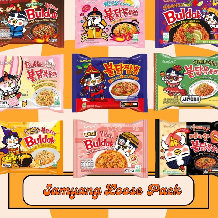 

MEGA SALE SAMYANG HALAL SAMYANG SATU PCS SATUAN VARIASI