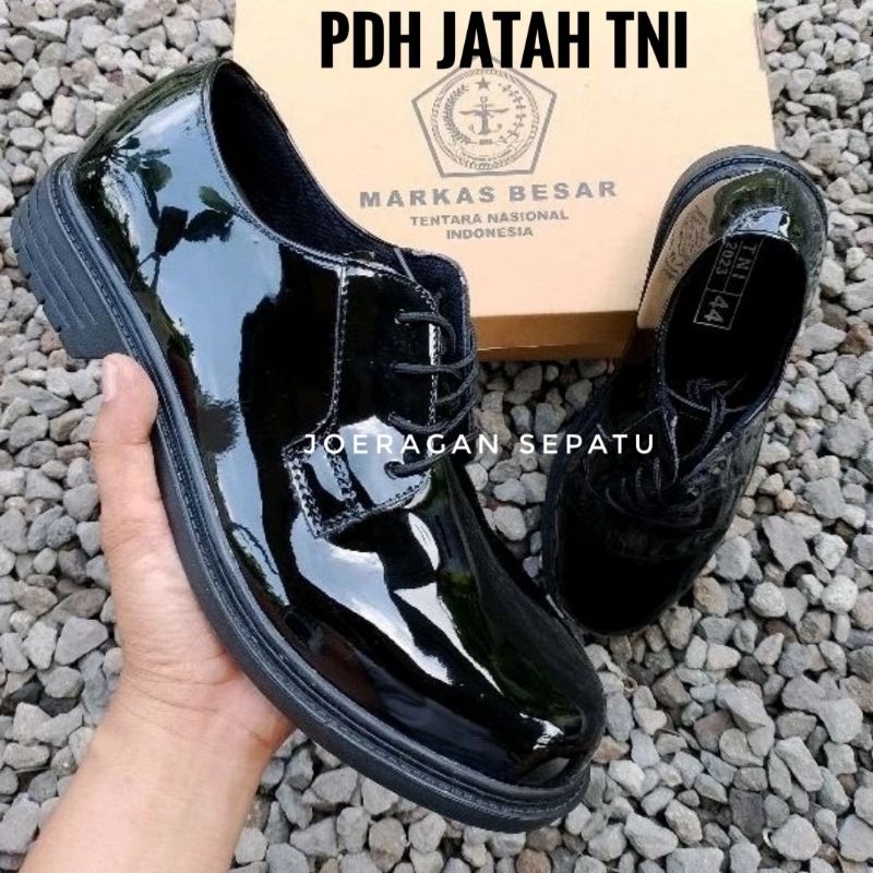 SEPATU PDH TNI PENDEK JATAH KILAP SEPATU PDH TNI SEPATU PDH POLRI SEPATU PDH SATPAM SEPATU PDH SECUR