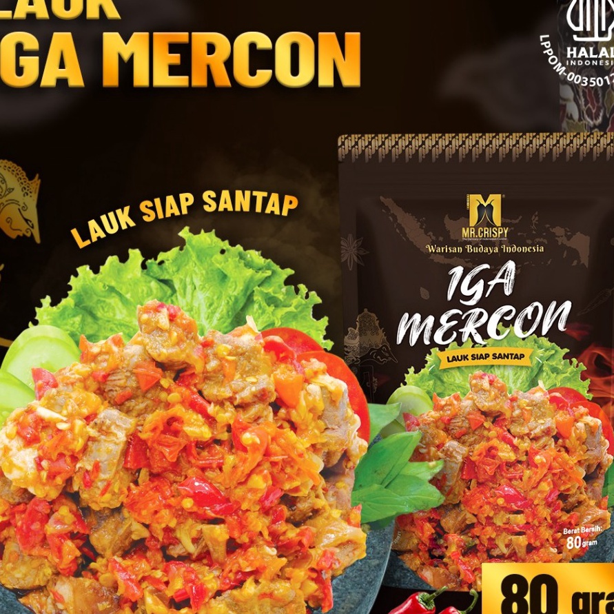 

Dijamin Ori Lauk Kemasan PouchMrCrispy