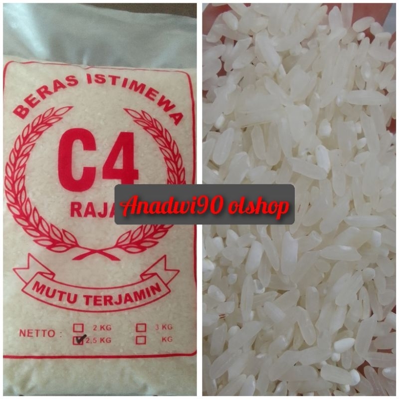 

ORIGINAL BERAS C4 RAJA KEMASAN 2,5KG READY STOCK