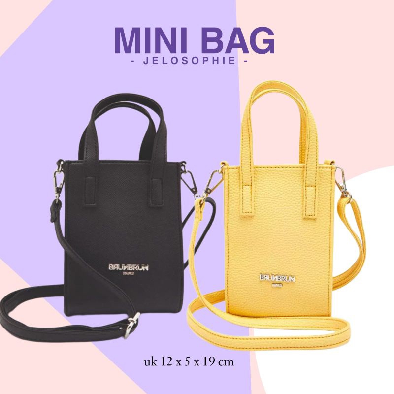 TAS HP|| MINI BAG|| BY BRUNBRUN PARIS||