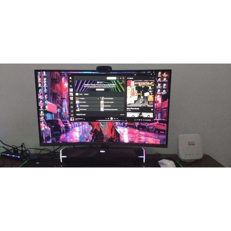 1 Set pc i5 gen 10 gaming and editing komputer