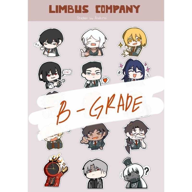 

Limbus Company Sticker - B grade