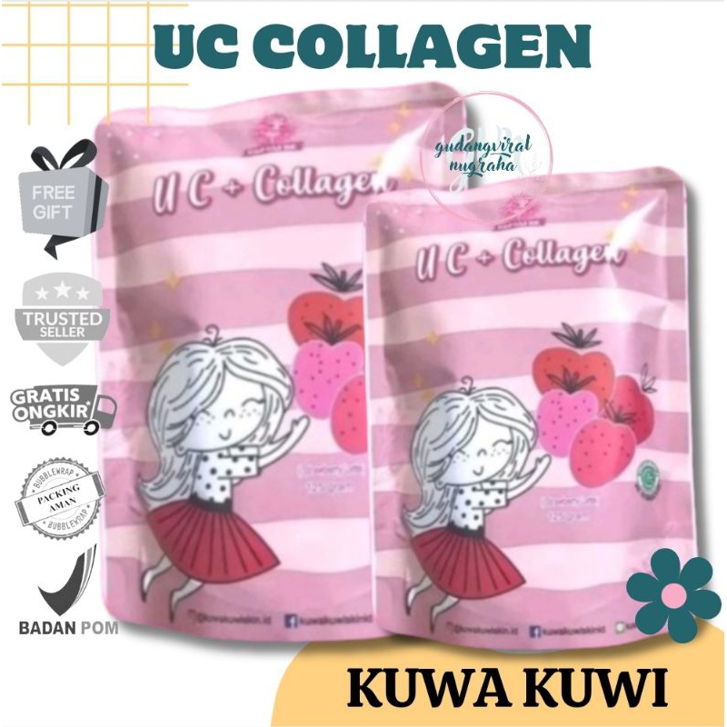 ☘️GVN☘️ [KEMASAN BARU] UC+COLLAGEN DRINK KUWA KUWI SKIN UC COLLAGEN HALAL AMAN DIKONSUMSI ORIGINAL