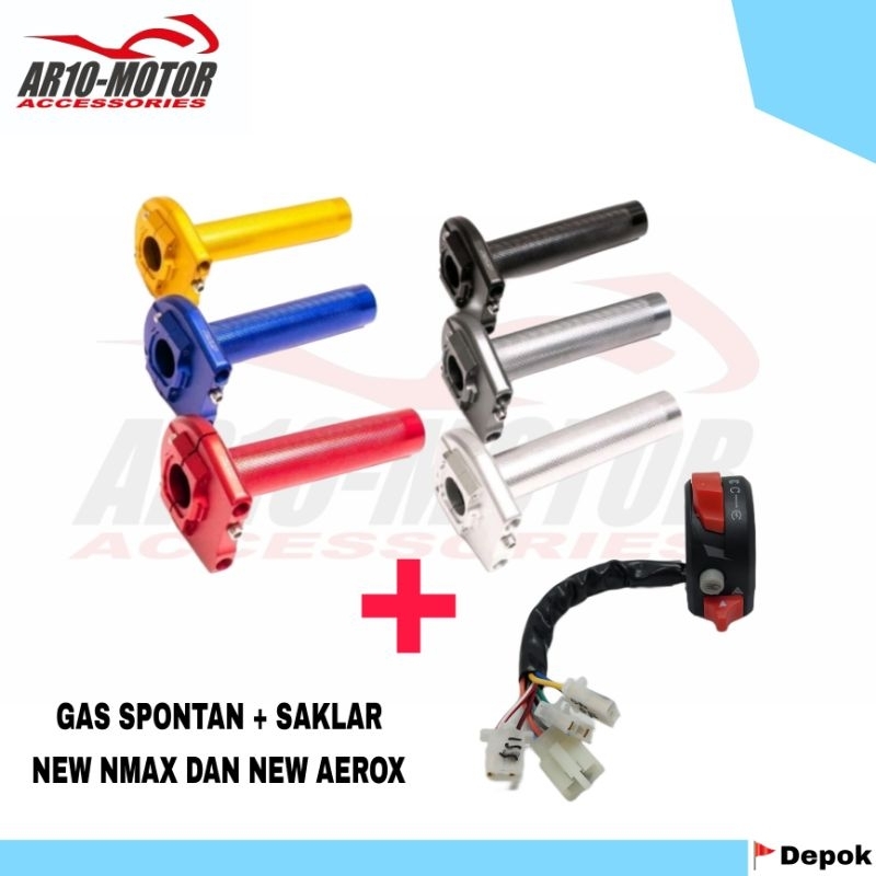 PAKET GAS SPONTAN+ SAKLAR NEW NMAX DAN NEW AEROX