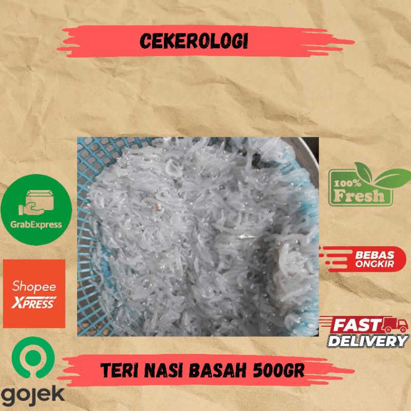 

Teri Nasi Basah 500gr / Teri Nasi Basah / Teri Nasi Basah Fresh Berkualitas / JABODETABEK / Ikan Segar / Ikan