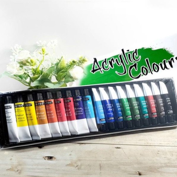 

Murah Terpopuler CAT AKRILIK VTEC ACRYLIC COLOURS 6 ML VTec CAT AKRILIK 18 WARNA