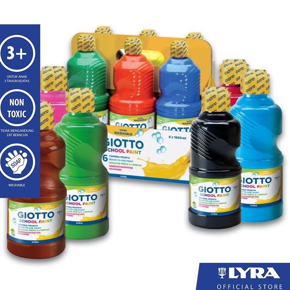 

Tinggi Peminat Giotto School Poster Paint 1ml