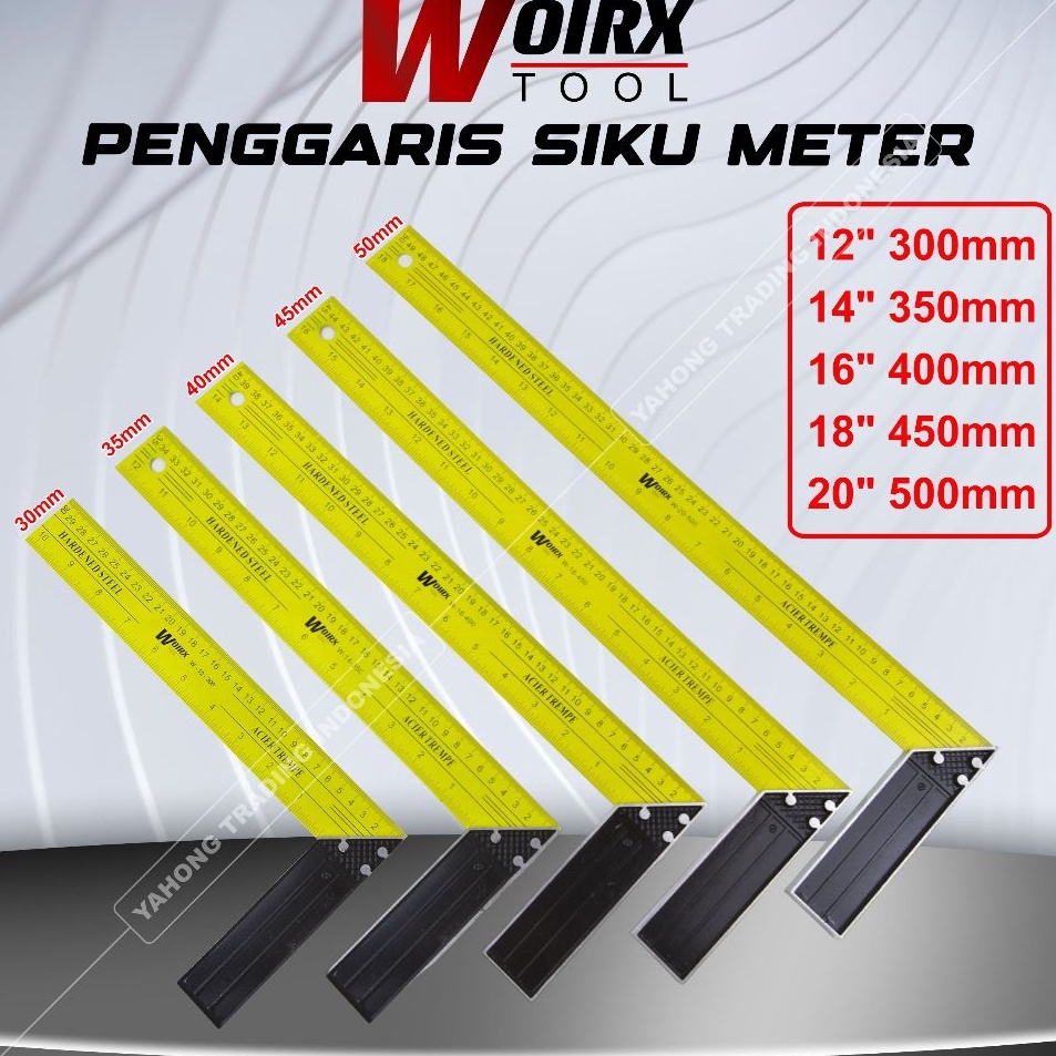 

Promo Terheboh Penggaris Siku Tukang 12 14 16 18 2