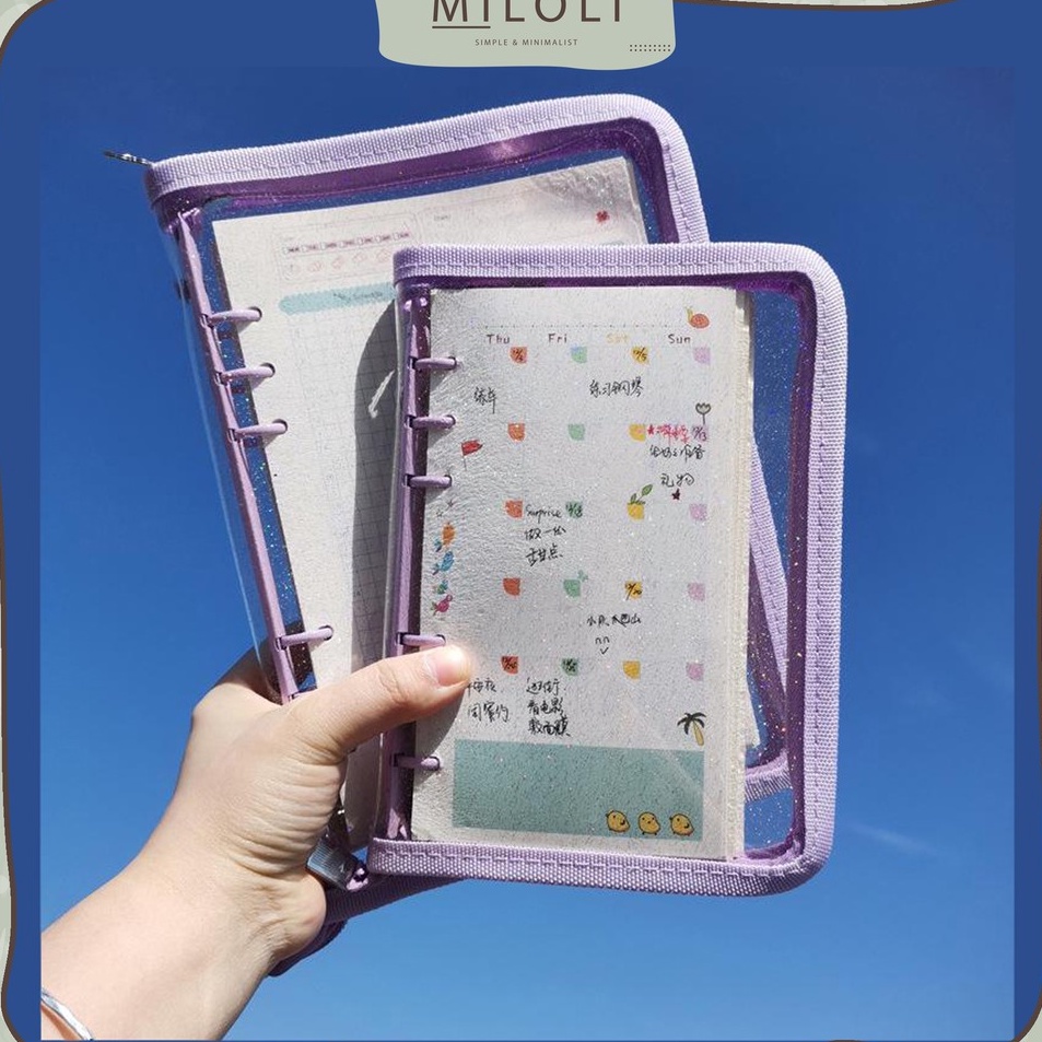 

Ready Promo MILOLI 6 Rings Binder A5 Resleting Binder A6 Resleting Zipper Binder E9