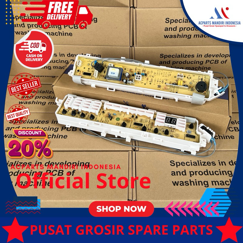 TOSHIBA AW-8590S / AW-1050S / AW-9700S / AW-8900S / AW-9970S / AW-8800S, Modul pcb mesin cuci Top Lo