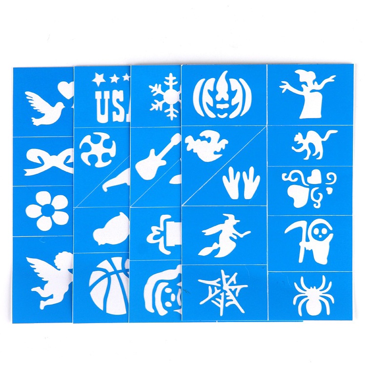 

Spesial Hari Ini Face Painting 32 template makeup Art Supplies