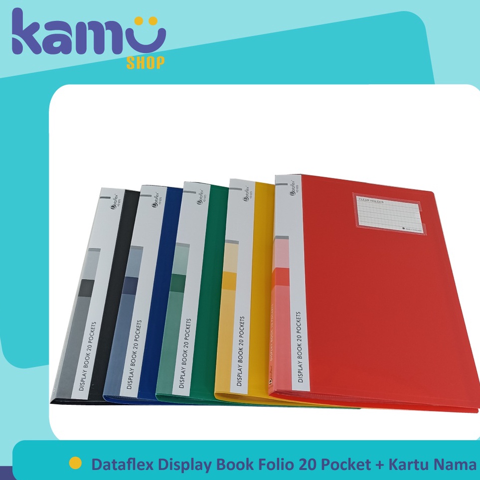 

Serbu Kejutan Dataflex Display Book Folio 2 Pockets Kartu Nama Clear Holder Document Keeper DF 821