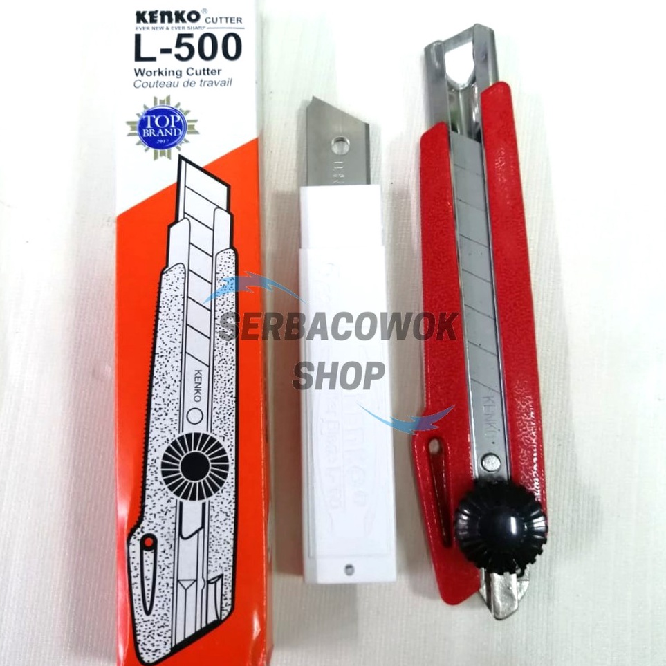 

Borong Produk Paket Pisau Cutter KENKO L 5 Besar Isi Cutter 1 pak Cutting Knife Serbaguna Termurah Berkualitas